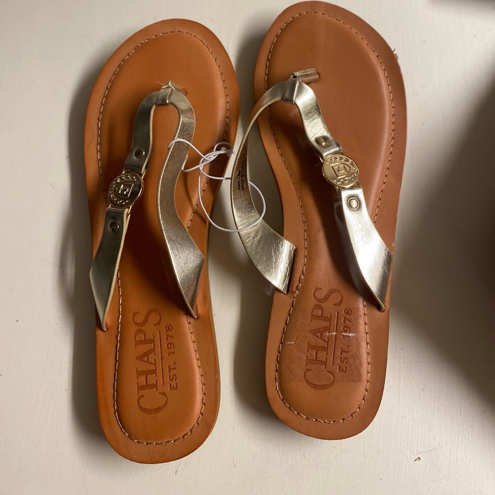 NWT Gold Sandals!